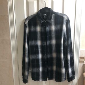 Plaid flannel shirt